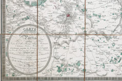 Plan ancien de Paris et ses environs