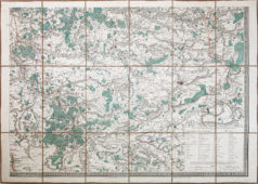 Plan ancien de Paris et ses environs