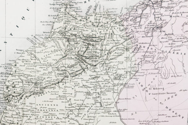 Carte ancienne du Maroc