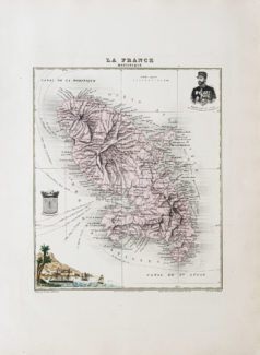 Carte ancienne de la Martinique