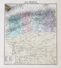 Carte ancienne - Algérie - Tunisie