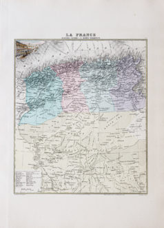 Carte ancienne - Algérie - Tunisie