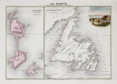 Carte ancienne de Saint-Pierre-et-Miquelon