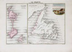 Carte ancienne de Saint-Pierre-et-Miquelon