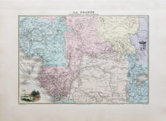 Carte ancienne - Congo - Cameroun