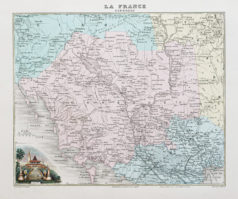 Carte ancienne du Cambodge