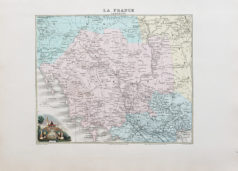 Carte ancienne du Cambodge