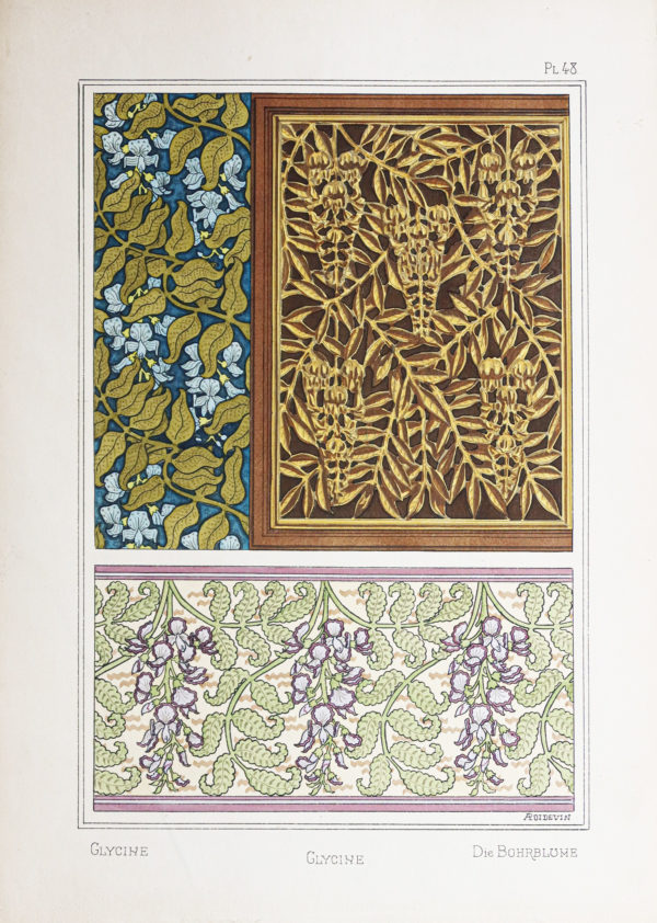 Fleurs & ornementations Art Nouveau