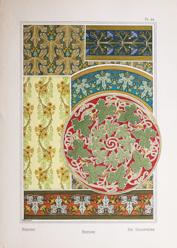 Fleurs & ornementations Art Nouveau