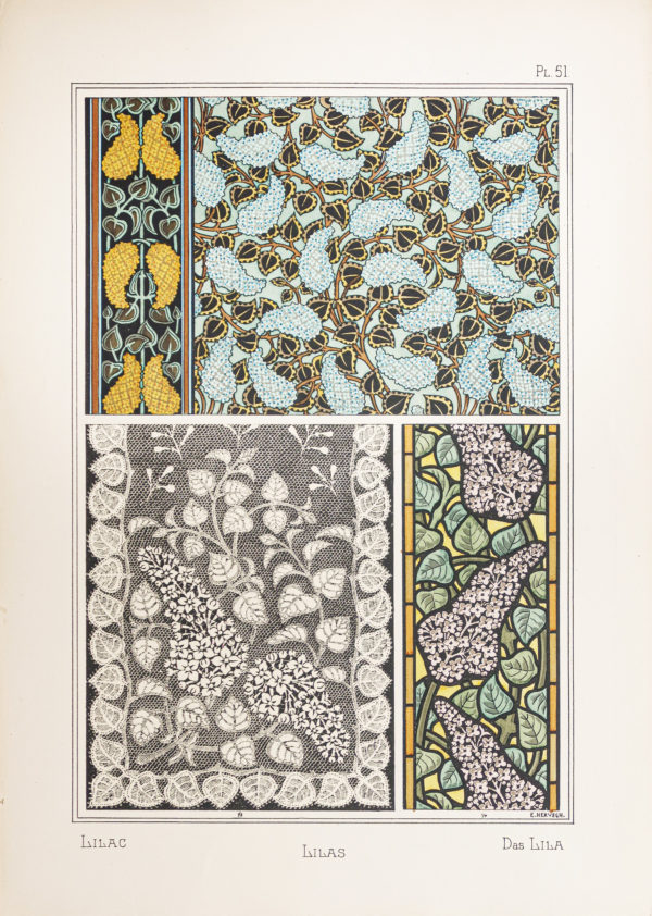 Fleurs & ornementations Art Nouveau