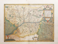 Carte géographique ancienne de l’Anjou