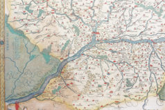 Carte géographique ancienne de l’Anjou