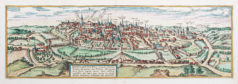 Gravure ancienne de Poitiers