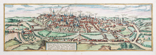 Gravure ancienne de Poitiers