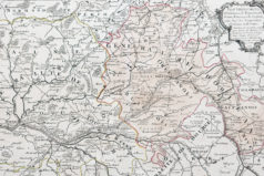 Carte géographique ancienne de la Touraine