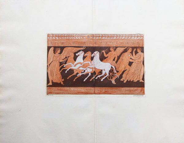 Gravure ancienne - Antiquité Etrusque