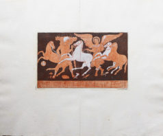 Gravure ancienne - Antiquité Etrusque