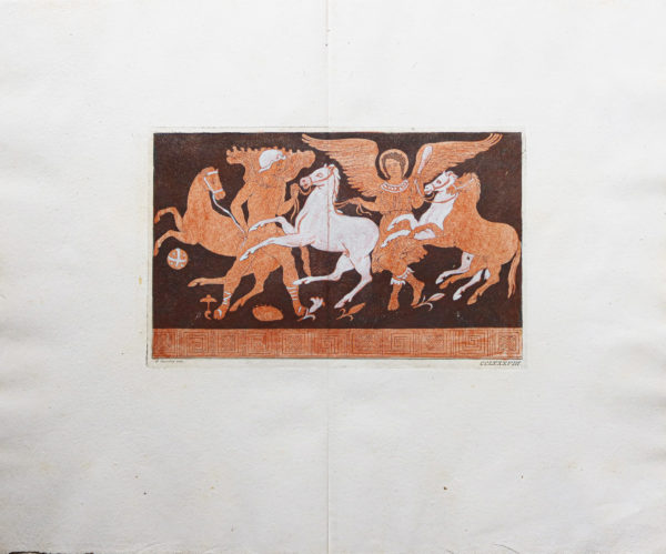 Gravure ancienne - Antiquité Etrusque