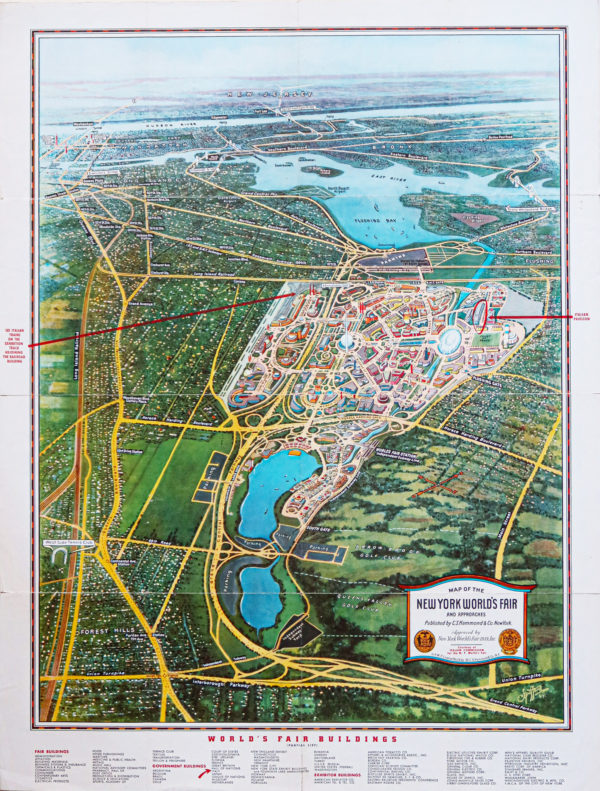 Plan de New-York - Exposition Universelle