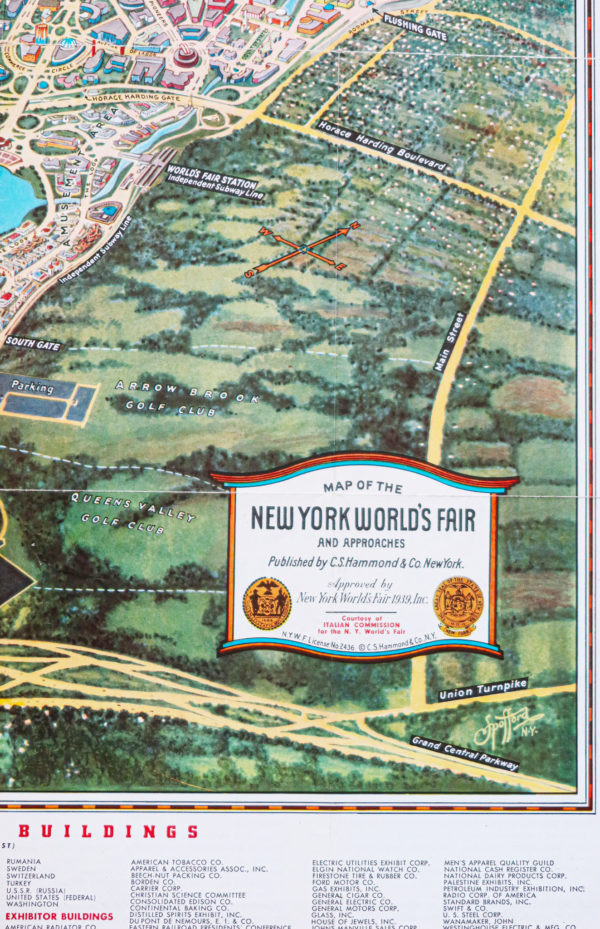Plan de New-York - Exposition Universelle