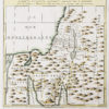 Carte du voyage des Israëlites