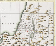 Carte du voyage des Israëlites