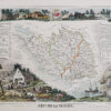 Carte ancienne du département de la Vendée