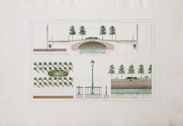 Gravure ancienne - Boulevard Richard Lenoir - Paris