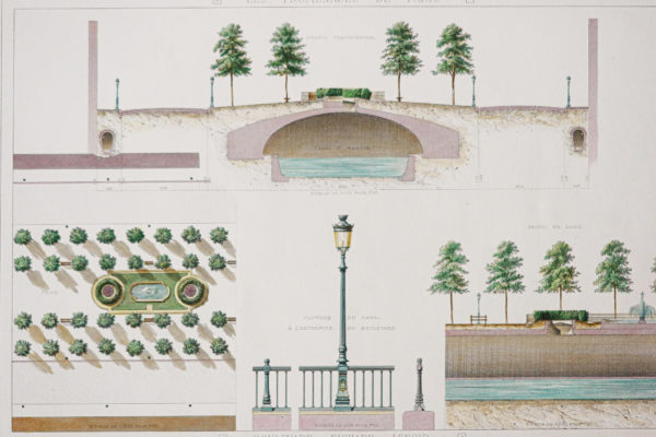 Gravure ancienne - Boulevard Richard Lenoir - Paris