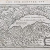 Carte géographique ancienne du Lac Léman