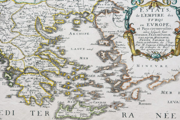 Carte ancienne - Empire de Turquie en Europe