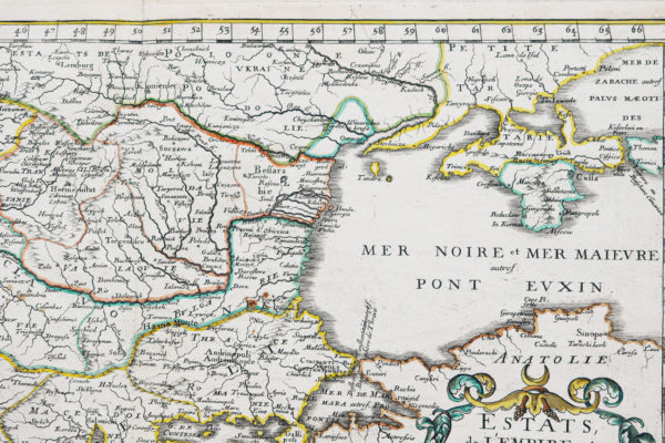 Carte ancienne - Empire de Turquie en Europe
