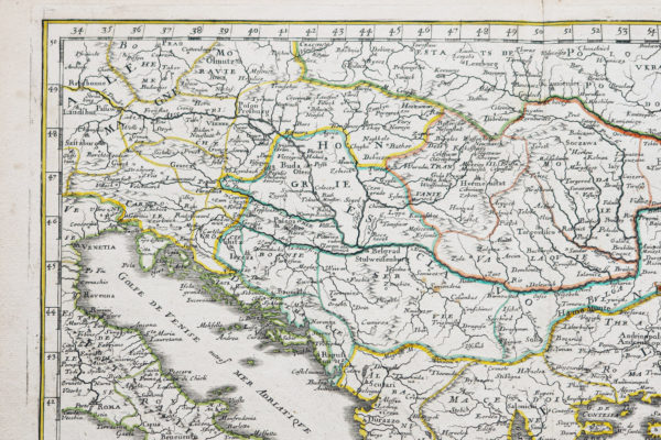 Carte ancienne - Empire de Turquie en Europe