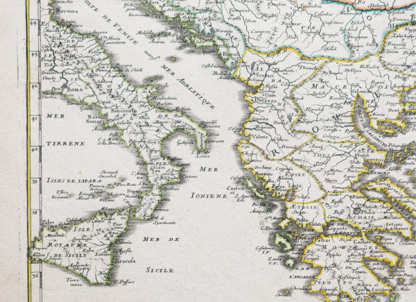 Carte ancienne - Empire de Turquie en Europe