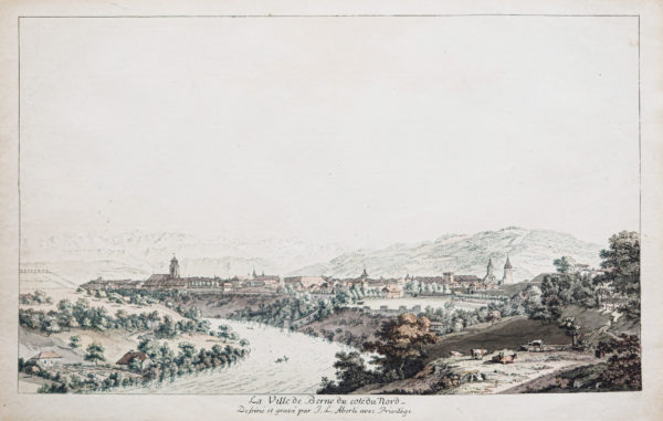 Aquatinte de Berne - Suisse