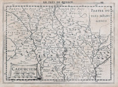 Carte géographique ancienne - Quercy