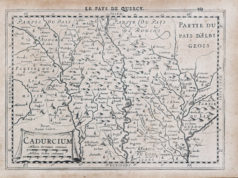 Carte géographique ancienne - Quercy