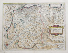 Carte ancienne de la Savoie