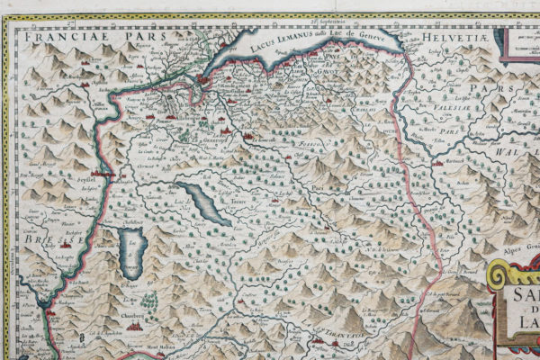 Carte ancienne de la Savoie