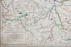 Carte ancienne du Val de Loire