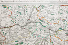 Carte ancienne du Val de Loire