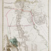 Carte géographique ancienne de l’Egypte