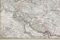 Carte géographique ancienne de la Perse - Iran