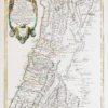 Carte géographique ancienne de la Syrie