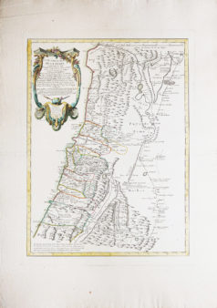 Carte géographique ancienne de la Syrie