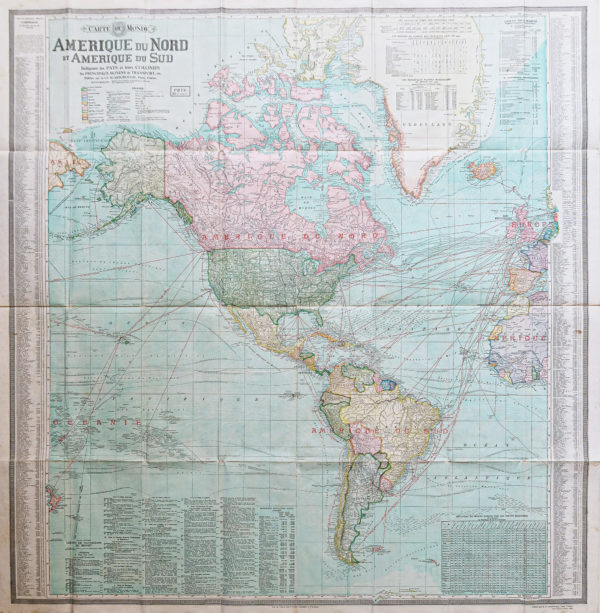 Planisphère ancien - Carte du monde