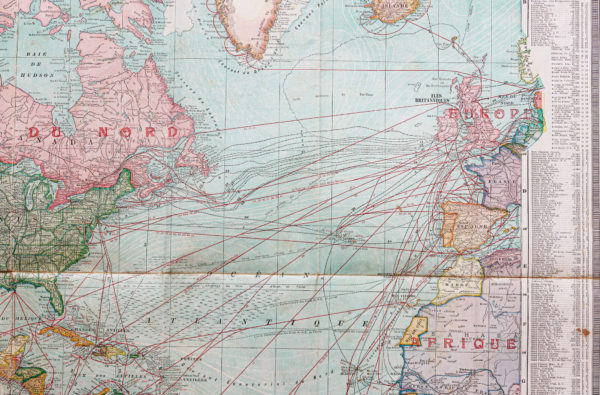 Planisphère ancien - Carte du monde