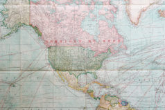 Planisphère ancien - Carte du monde
