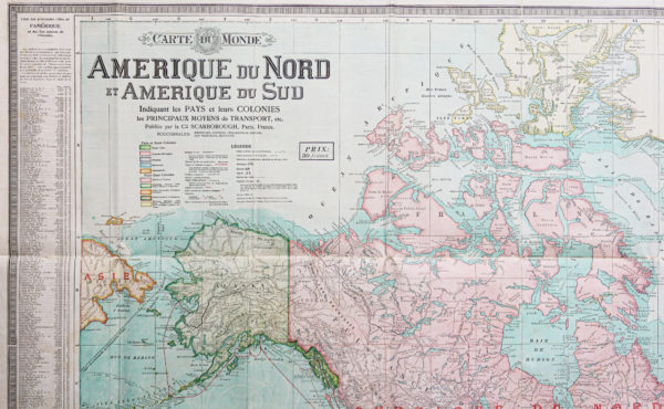 Planisphère ancien - Carte du monde