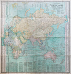Planisphère ancien - Carte du monde